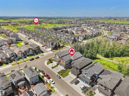 Aerial view - 320 38 Street, Edmonton, AB 