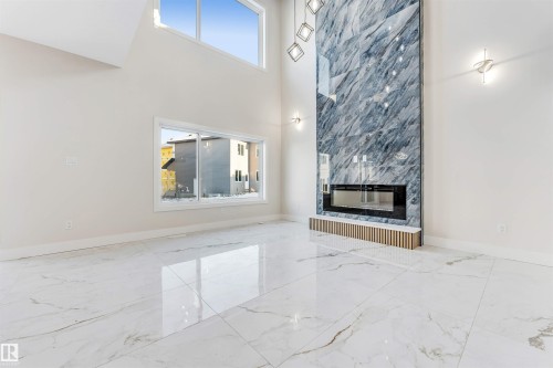 4313 35 Street, Beaumont, AB - Indoor With Fireplace
