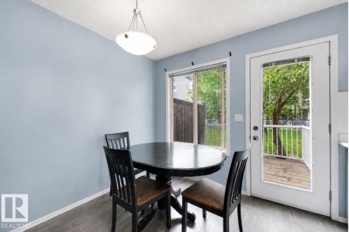 Virtually Staged - #28 290 Spruce Ridge Rd, Spruce Grove, AB - Indoor Photo Showing Dining Room