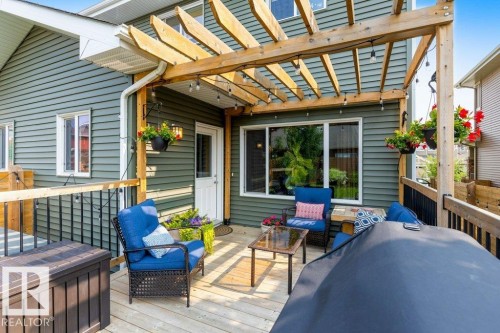 99 Juneau Way, St. Albert, AB - Outdoor With Deck Patio Veranda With Exterior