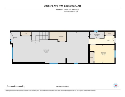Floor plan - 7956 80 Ave Nw, Edmonton, AB 