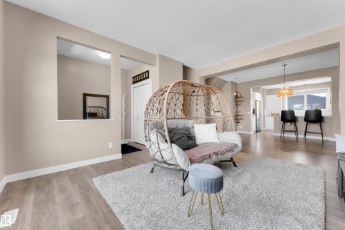 725 36 Street, Edmonton, AB - Indoor Photo Showing Living Room
