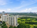 High-rise building exterior with multiple balconies, offering panoramic city and river valley scenery - 1008 11307 99 Avenue, Edmonton, AB 