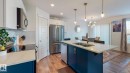 6859 Evans Wynd, Edmonton, AB  - Indoor Photo Showing Kitchen With Stainless Steel Kitchen With Double Sink With Upgraded Kitchen 