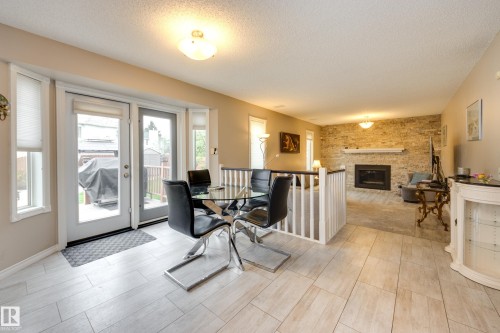 4335 47 Street, Edmonton, AB - Indoor With Fireplace