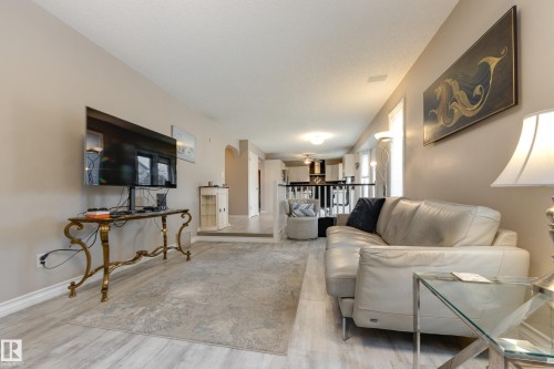 4335 47 Street, Edmonton, AB - Indoor Photo Showing Living Room