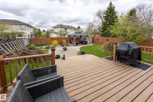 4335 47 Street, Edmonton, AB - Outdoor With Deck Patio Veranda With Backyard