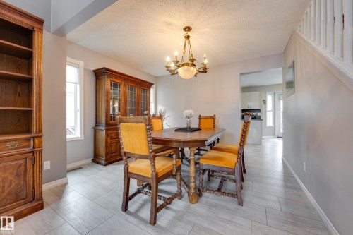 4335 47 Street, Edmonton, AB - Indoor Photo Showing Dining Room