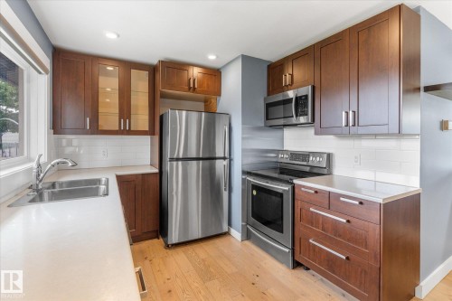10945 164 Street Nw, Edmonton, AB - Indoor Photo Showing Kitchen With Double Sink