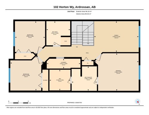 Floor plan - 102 Horton Way, Ardrossan, AB 