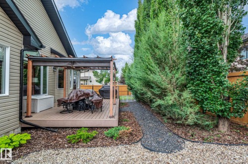 Yard - 19 Newton Place, St. Albert, AB - Outdoor With Deck Patio Veranda