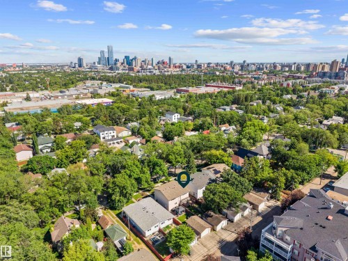 Urban landscape featuring a cityscape with high-rise buildings in the background - 10940 123 Street, Edmonton, AB 