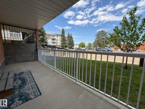 ANOTHER PHOTO OF THE PATIO OFF YOUR MAIN FLOOR LIVING ROOM! - 102 10903 21 Avenue, Edmonton, AB - Outdoor