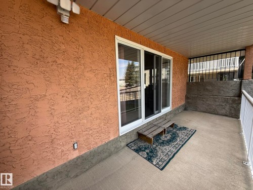 GREAT SIZED MAIN FLOOR COVERED PATIO! - 102 10903 21 Avenue, Edmonton, AB - Outdoor With Exterior