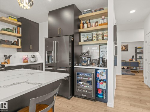 3648 6 Street Nw, Edmonton, AB - Indoor Photo Showing Kitchen With Upgraded Kitchen