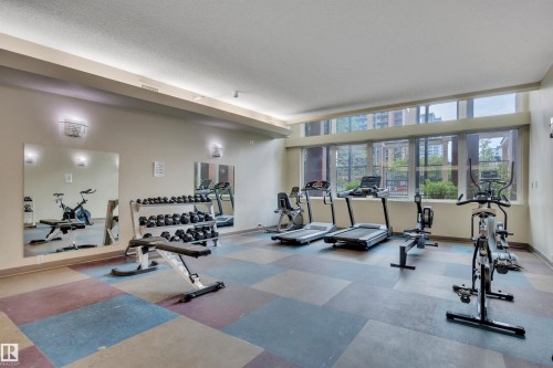 1103 9939 109 Street, Edmonton, AB - Indoor Photo Showing Gym Room