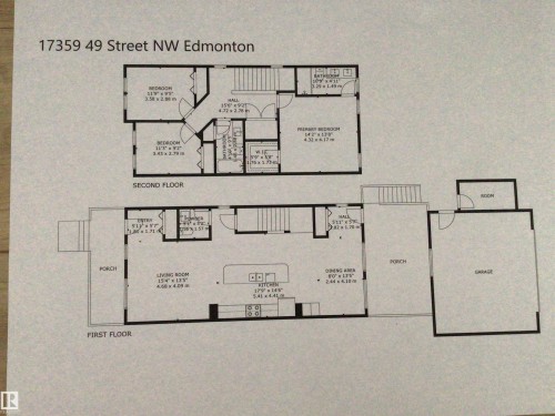 Floor plan - 17359 49 Street, Edmonton, AB 