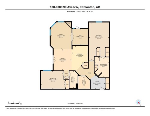 Floor plan - 130 9008 99 Avenue Nw, Edmonton, AB 