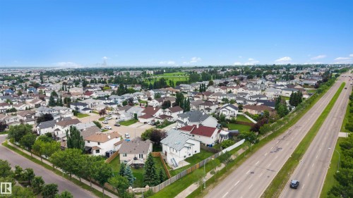 Expansive residential area featuring numerous detached homes with diverse architectural styles - 15227 47 Street, Edmonton, AB 