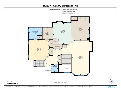 Floor plan - 15227 47 Street, Edmonton, AB 