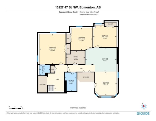 Floor plan - 15227 47 Street, Edmonton, AB 