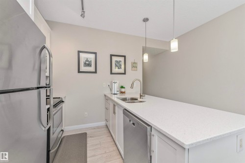 43 3710 Allan Drive, Edmonton, AB - Indoor Photo Showing Kitchen With Double Sink