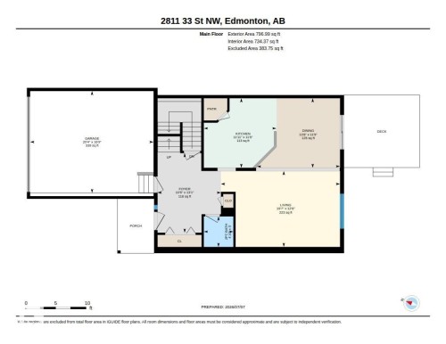 Floor plan - 2811 33 Street, Edmonton, AB 