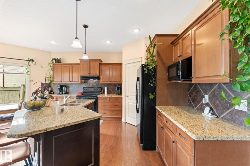 5519 209 Street Nw, Edmonton, AB - Indoor Photo Showing Kitchen With Double Sink
