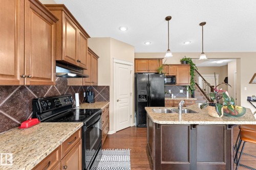 5519 209 Street Nw, Edmonton, AB - Indoor Photo Showing Kitchen With Double Sink