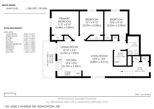 Floor plan - 24 6520 2 Avenue, Edmonton, AB 