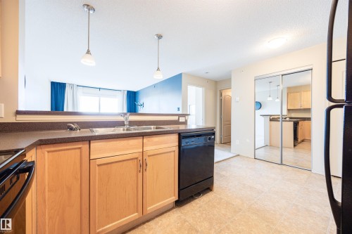 404 5951 165 Avenue, Edmonton, AB - Indoor Photo Showing Kitchen With Double Sink