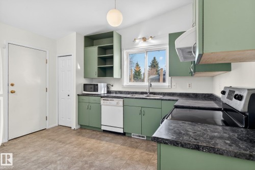 8403 190 Street, Edmonton, AB - Indoor Photo Showing Kitchen With Double Sink