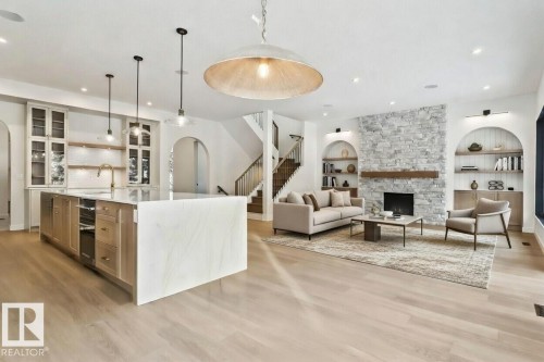 58 Redpoll Wynd, St. Albert, AB - Indoor With Fireplace