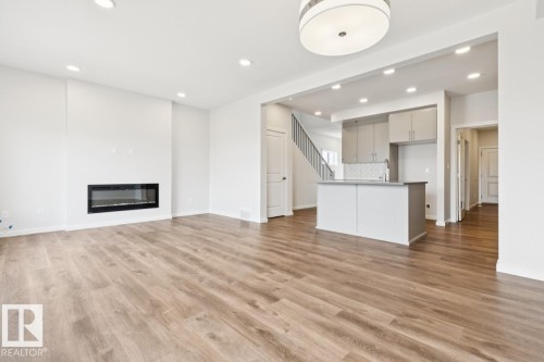 2482 Egret Loop Nw, Edmonton, AB - Indoor With Fireplace