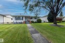 Single-story residence featuring a bay window, concrete front walk, and a mature tree - 10623 75 Street Nw, Edmonton, AB 