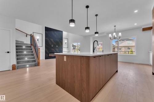 4004 40 Street, Beaumont, AB - Indoor Photo Showing Kitchen