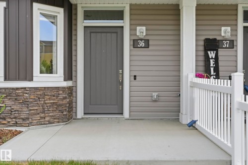 Exterior entry - 36 150 Everitt Dr, St. Albert, AB - Outdoor With Exterior