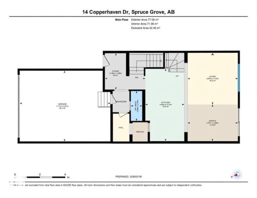 Floor plan - 14 Copperhaven Drive, Spruce Grove, AB 