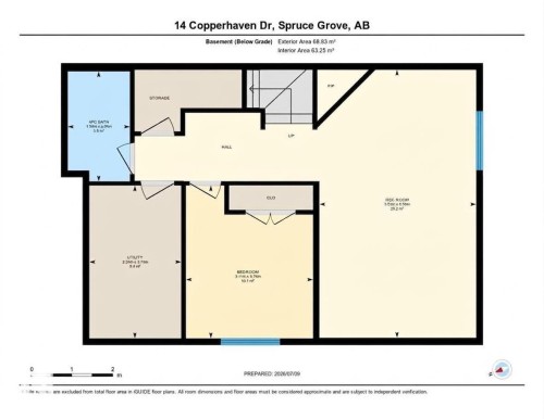 Floor plan - 14 Copperhaven Drive, Spruce Grove, AB 