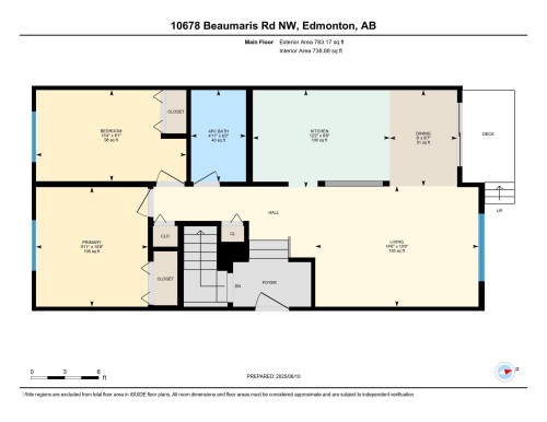 Floor plan - 10678 Beaumaris Road Nw, Edmonton, AB 
