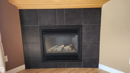 5110 50 Avenue, Elk Point, AB - Indoor With Fireplace