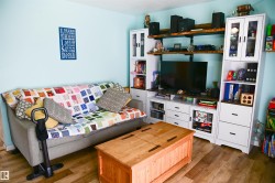 sun light days south facing Livingroom and cozy nights with wood stove - 