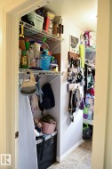 you could convert this if your wanted laundry in the basement  great space for a pantry of closet storage or for your pets to have their own space - 