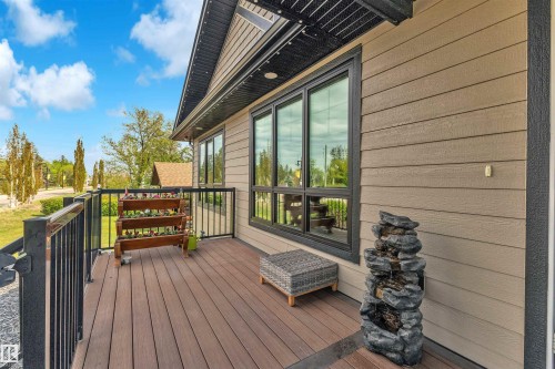 5052 Lakeshore Drive, Sylvan Lake, AB - Outdoor With Deck Patio Veranda With Exterior