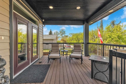5052 Lakeshore Drive, Sylvan Lake, AB - Outdoor With Deck Patio Veranda With Exterior