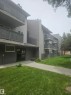 Multi-story building featuring gray horizontal siding and individual balconies with dark gray railings - 10838 108 Street Nw, Edmonton, AB 