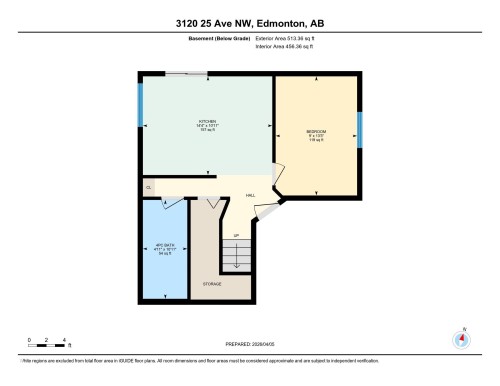 Floor plan - 3120 25 Avenue, Edmonton, AB 