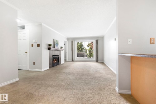212 40 Alpine Place, St. Albert, AB - Indoor With Fireplace