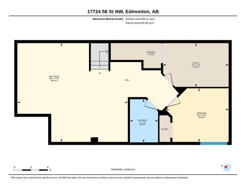 Floor plan - 17724 58 Street Nw, Edmonton, AB 