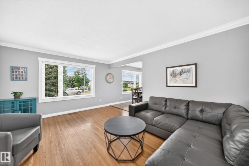 7916 130 Avenue Nw, Edmonton, AB - Indoor Photo Showing Living Room